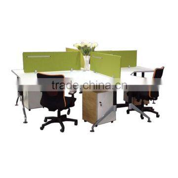 High Quality and Practical Design 4 Seater Office Workstation Office Table