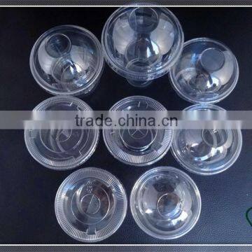 PET 6 oz 10 oz Dessert Cup Ice Cream Plastic Cup With Dome Lid photo-2