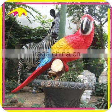 KANO5004 Decoration Life Size Fiberglass Artificial Parrot