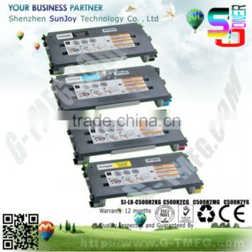 Remanufactured toner cartridge C500H2KG C500H2CG C500H2MG C500H2YG