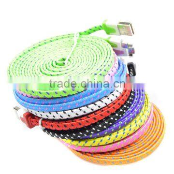 Custom Colorful USB Data Sync Charger Cable for Iphone