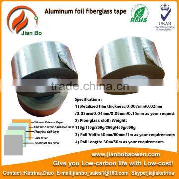 aluminium foil fiberglass tape