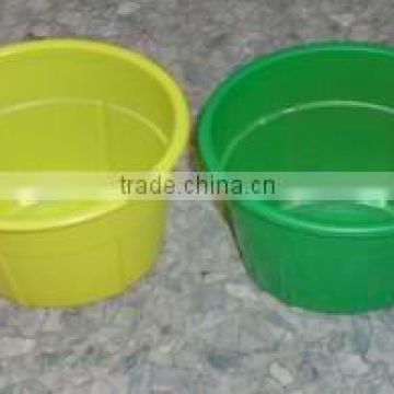 Small flowerpot is colorful plastic flower planter which is made by virgin PP and factory garden pots wholesale