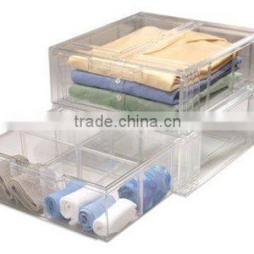 Acrylic clothes organizer