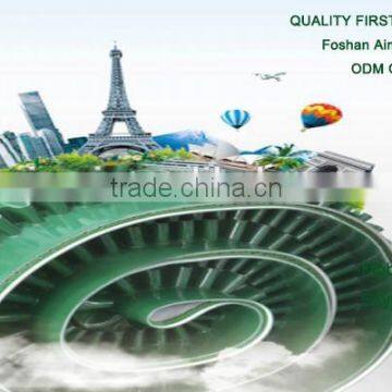 2016 New Green Foodgrade pvc conveyor belt with corrugated sidewall,