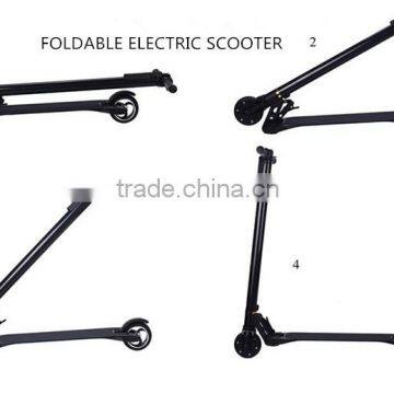 Carbon Fiber Folding Electric Scooter With 5 Inch Solid Tires for Adult photo-6