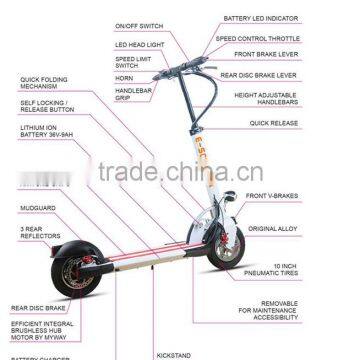 2016 Sports Hot Selling Electric Folding Mobility Scooter photo-3