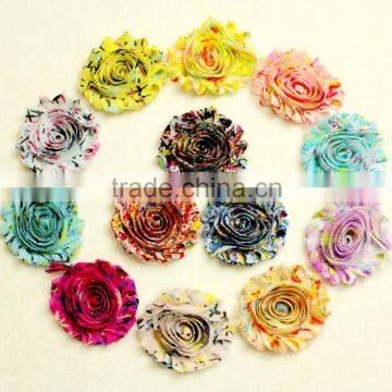 Chiffon Fabric Flower shabby trim ,Chiffon Shabby Flowers Wholesale