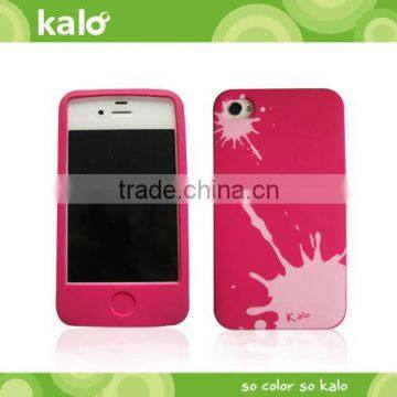 mobile phone silicone case for iPhone 4S