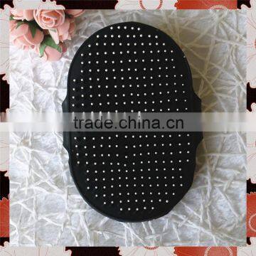 rubber pet pin brush with belt