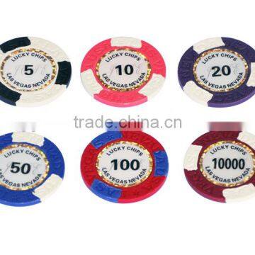 denomation sticker poker chips,can make your own design