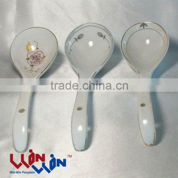 porcelain soup spoon