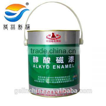 3L round tin bucket for paint