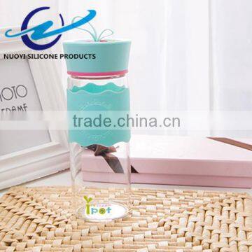 Hot Sale Creative Silicone Portable Water Bottle Drinkware Silicone Cup Sleeve Sleeve photo-4