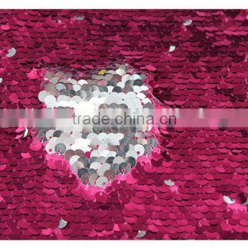 New Arrival Elegant Embroidery Shiny Reversible Sequin Upholstery Fabric Have Inventory photo-3