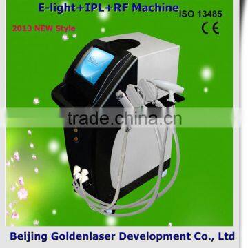 Acne Removal 2013 New Design Multi-Functional Beauty Equipment E-light+IPL+RF Machine Body Sculptra Skin Whitening