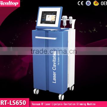 China products LS650 laser cavitation and RF cavi lipo liposlim ultrasonic cavitation machine