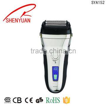 electric rechargeable face care ABS stainless material man shaver portable three rotary heads