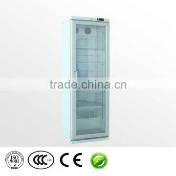 Laboratory pharmacy refrigerator medical vaccine refrigerator with 2glass door