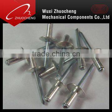 open type large flange 5052 aluminum blind rivets