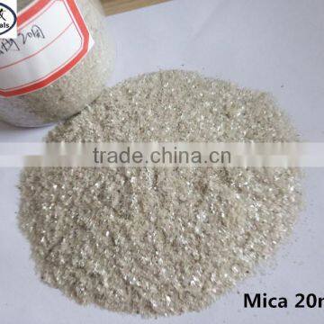 Manufacturer top quality 20mesh white Mica in building materials industries