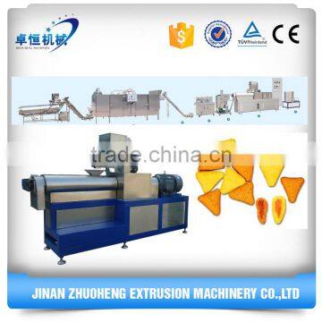 Twin screw puffed core filling food machine/ food snack extruder/ production line