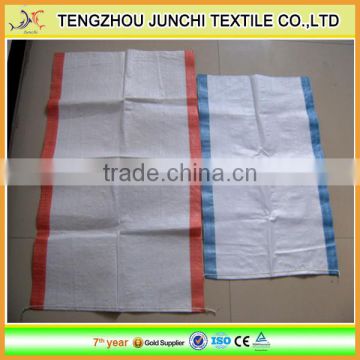 Recycled pp woven bag 50kg packing agriculture