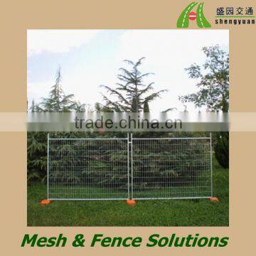 Canada market temporary fence with plastic feet