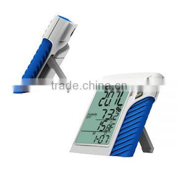 Wallmount / Desktop Temperature Humidity RH Datalogger Monitor Calendar Clock Dew Point Wet Bulb + 32000 Memory Taiwan Made photo-5