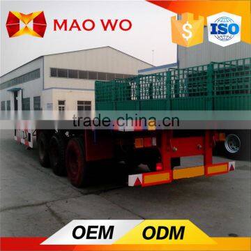 Double Use 40ft Container Transport 4 Axles Flatbed Semi-trailer photo-4