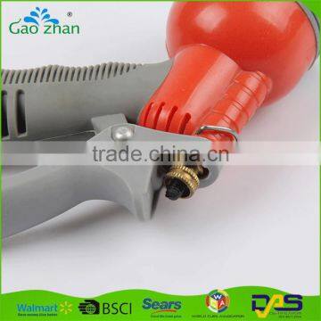 Garden Irrigation 6 Pattern Metal Spray Trigger Hose Brass Hose Nozzle photo-3