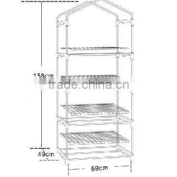 4 Tiers Green House 4 Tiers Garden Green House 4 Tiers Mini Green House photo-3