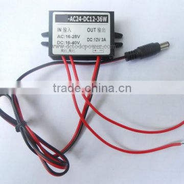 AC-DC power modules AC24V turn DC12V3A DC-DC power converter 24V power switch 12V2A1A