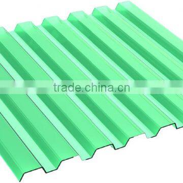 Transparent Plastic Polycarbonate Corrugated Green Sheet (Valuview Green GRECA) photo-3