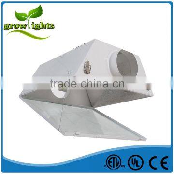 Hydroponic 6 inch air cooled reflector hood for hps mh grow lamps