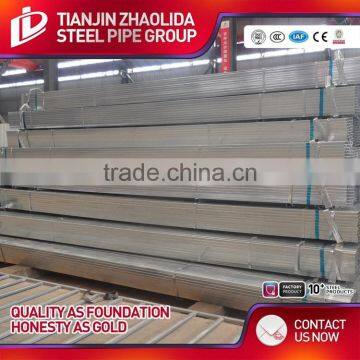 cold rolled think wall galvanized steel pipe wholesale made in Tianjin China