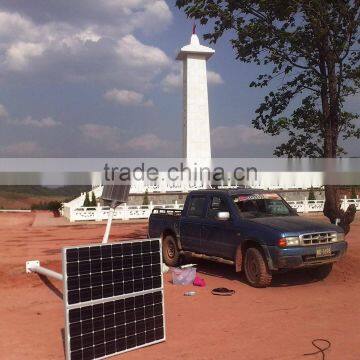 LED Solar Powered Street Light 6m 30W LED Light + 100w Solar Panel photo-2