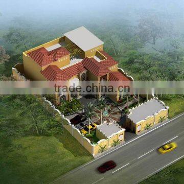 3D Rendering Architectural Villa With Furniture Decoration photo-5