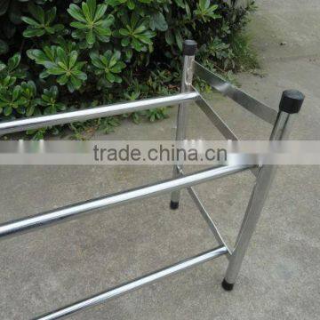Metal Chrome Plating Shoes Rack and Shoes Storage photo-3