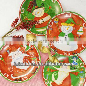 beautiful and attractive christmas ceramic pie plate