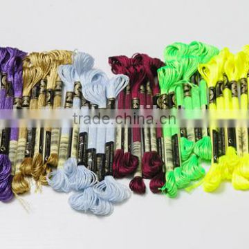 15062505 100% polyester cross stitch embroidery thread