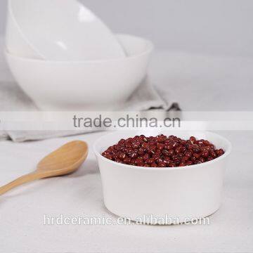 620ml Cheap Custom Printed Ceramic White Cheap Hotel Used Rice Bowl photo-2
