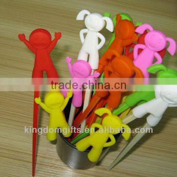 Colorful Sweet Lovers Silicone Chopsticks