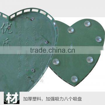 Heart Shape Green Wedding Car Decoration Wet Floral Foam photo-2
