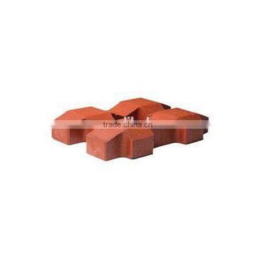 standard size of clay brick for parking lot/ square tile in high quality