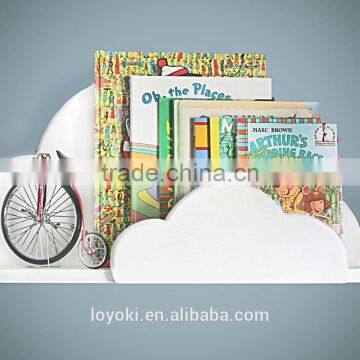Cloud Shape Wooden Shelf Mounted Floating Block Modern Wall Shelf photo-3