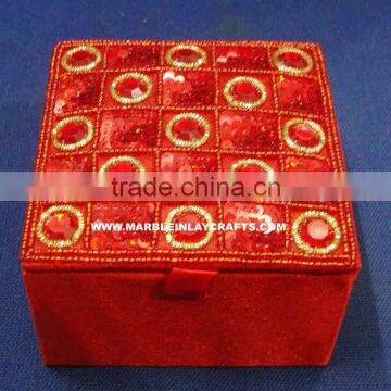 Zari Embroidery Box