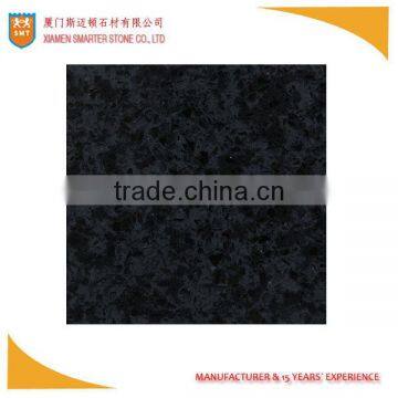 Black Artificial Quartz Stone for Washroom Countertop