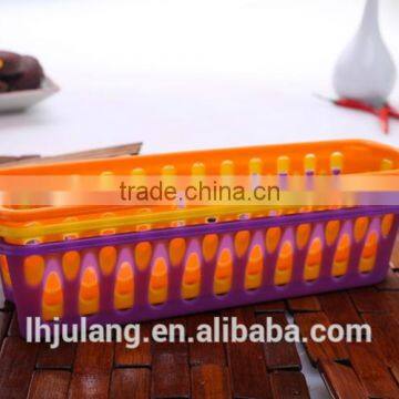 Useful Mini Plastic Storage Basket / Slim Plastic Basket photo-4
