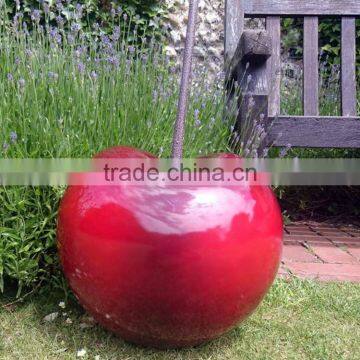 Moderne Garden Statue Yard Polished Stainless Steel Cherry Sculpture photo-4